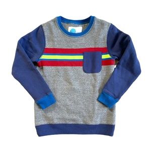Mini Boden striped sweatshirt